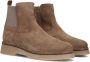 Ctwlk. Beige Suede Chelsea Laarzen Beige Dames - Thumbnail 2