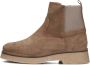 Ctwlk. Beige Suede Chelsea Laarzen Beige Dames - Thumbnail 2