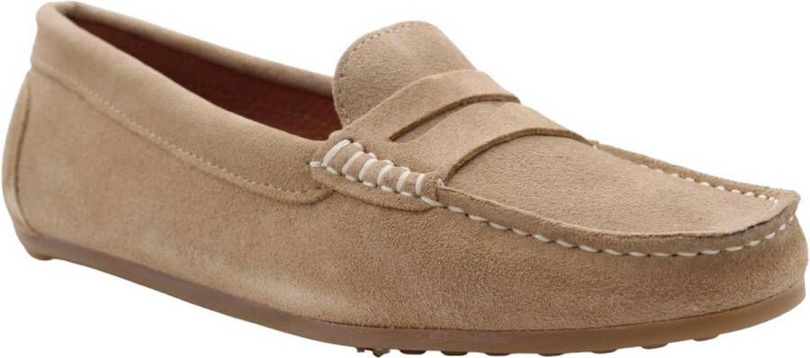 Ctwlk. Stijlvolle en Comfortabele Mocassin Loafers voor Beige