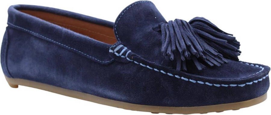 Ctwlk. Klassieke Mocassin Schoenen in AUD Blue Dames