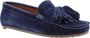 Ctwlk. Klassieke Mocassin Schoenen in AUD Blue Dames - Thumbnail 1