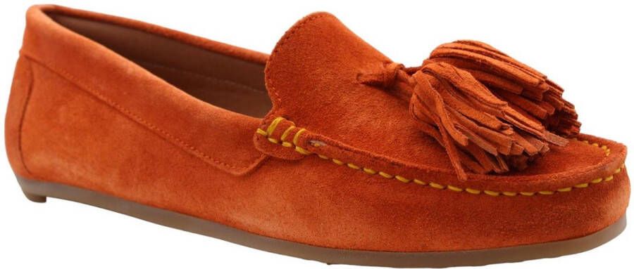 Ctwlk. Stijlvolle Alencon Loafers voor Orange