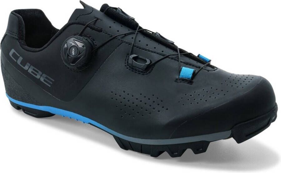 Cube Fietsschoenen MTB Peak Pro Sportschoenen Raceschoenen Zwart Blauw