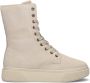 Cycleur De Luxe Endo Veterboots Laarzen Met Veters Dames Beige - Thumbnail 7