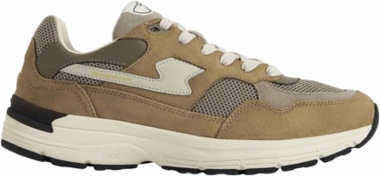 S.w.c. Stepney Workers Club Amiel S-Strike Suede Mix Schoenen Beige Heren