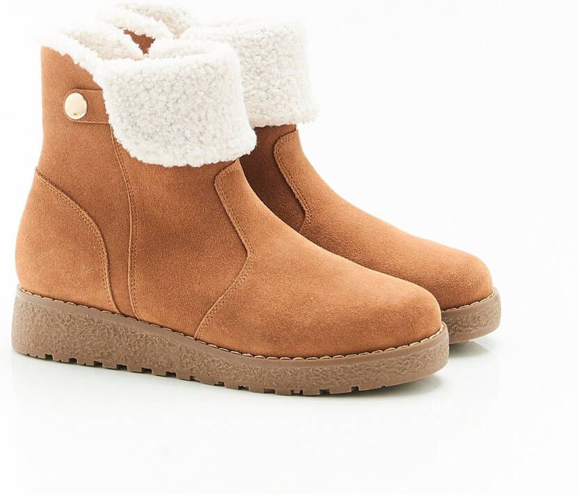 Damart Boots gevoerd Thermolactyl Vrouwen Bruin