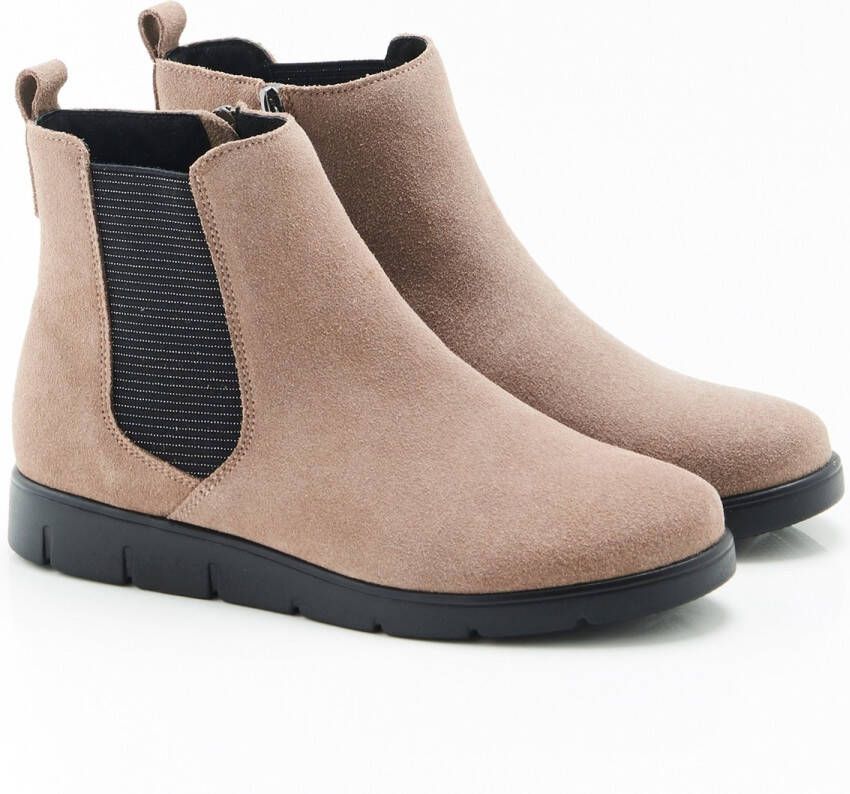 Damart Chelsea boots glanzend Amortyl Vrouwen Bruin