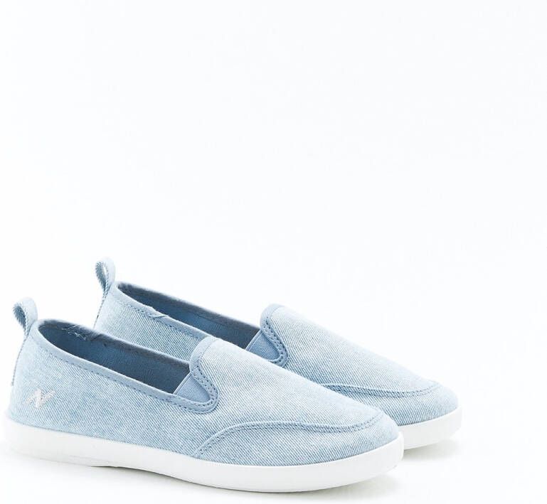 Damart Climatyl pantoffels met chambray-effect Vrouwen Blauw