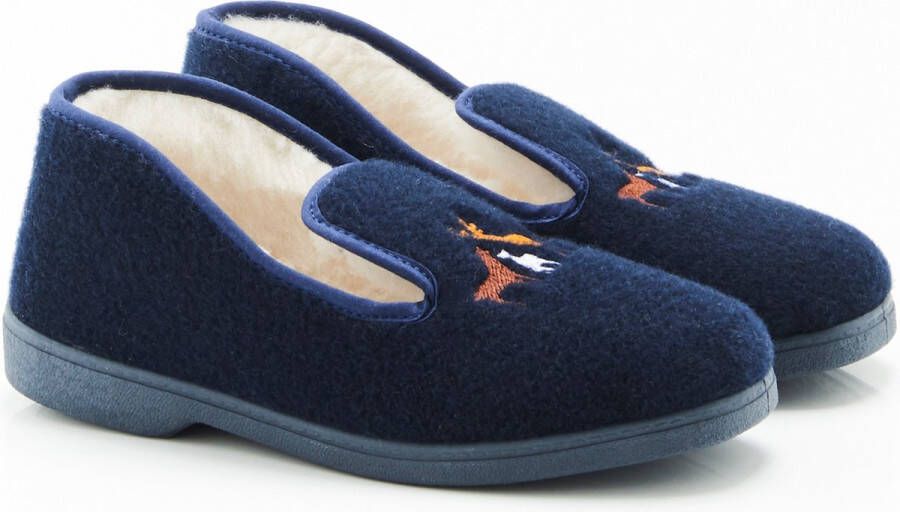 Damart Pantoffels Charentaises Thermolactyl Vrouwen Blauw