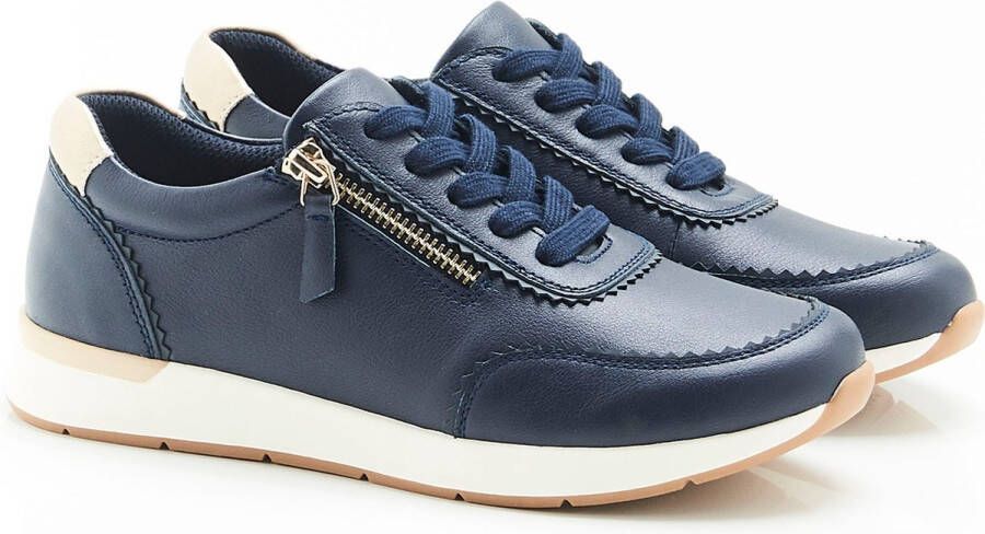 Damart Sneakers met zigzag details Amortyl Dames Blauw