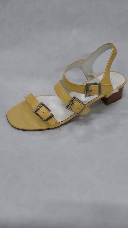 Daniel Hechter 0202 sandalen met hak geel