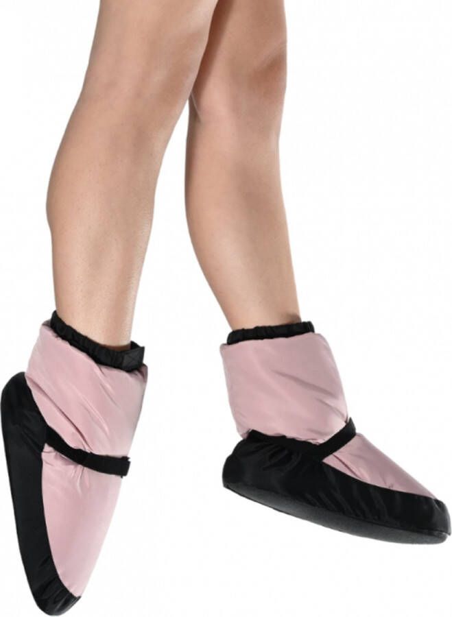 Dansez-Vous Ballet Schoenen Sloffen Dames Warm-up Booties over de Spitzen Roze