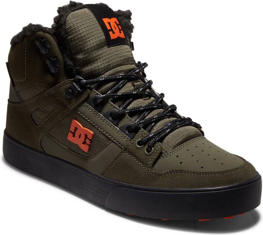 DC Shoes Pure High-top Winter Schoenen Dusty Olive orange