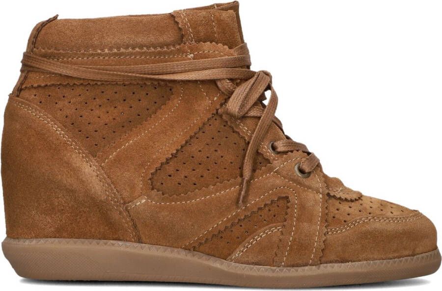 Deabused Ziggy Sneakers Leren Sneaker Dames Bruin