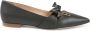 Dee Ocleppo Stijlvolle Leren Ballerina Flats met Strik Black Dames - Thumbnail 1