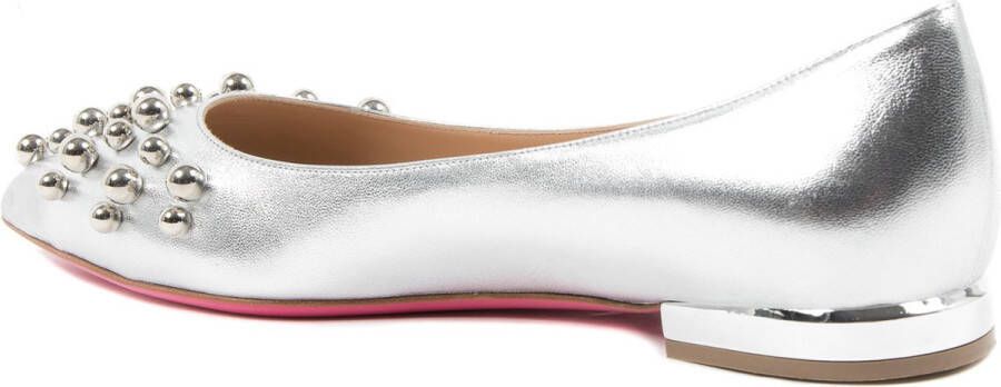 Dee Ocleppo Studded Pointed Ballerina Gray Dames