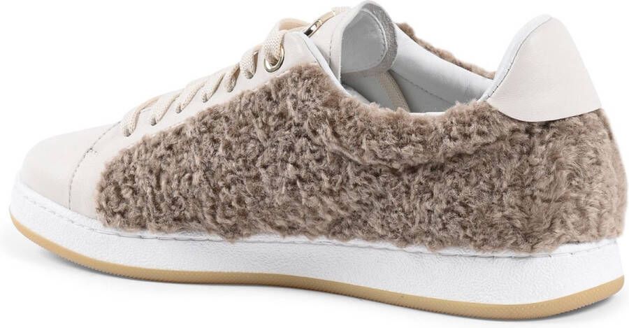 Dee Ocleppo Faux Shearling Low-Top Sneakers Brown Dames