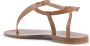 Dee Ocleppo Tropische Print Leren Sandalen Brown Dames - Thumbnail 1