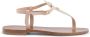 Dee Ocleppo Tropische Print Leren Sandalen Beige Dames - Thumbnail 1