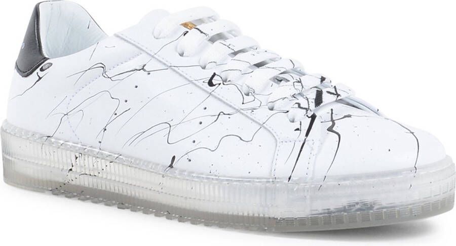 Dee Ocleppo Splatter-Sneaker Met Handgeschilderde Details