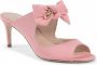 Dee Ocleppo Bow Embellished Low Heel Mule Pink Dames - Thumbnail 1