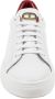 Dee Ocleppo Witte Leren Sneaker met Rode Detail White Dames - Thumbnail 1