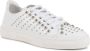 Dee Ocleppo Zilveren Studs Leren Sneaker White Dames - Thumbnail 1