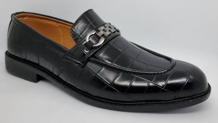 Hitman Schoenen DEJAVU Heren Instappers Heren Loafers Zwart