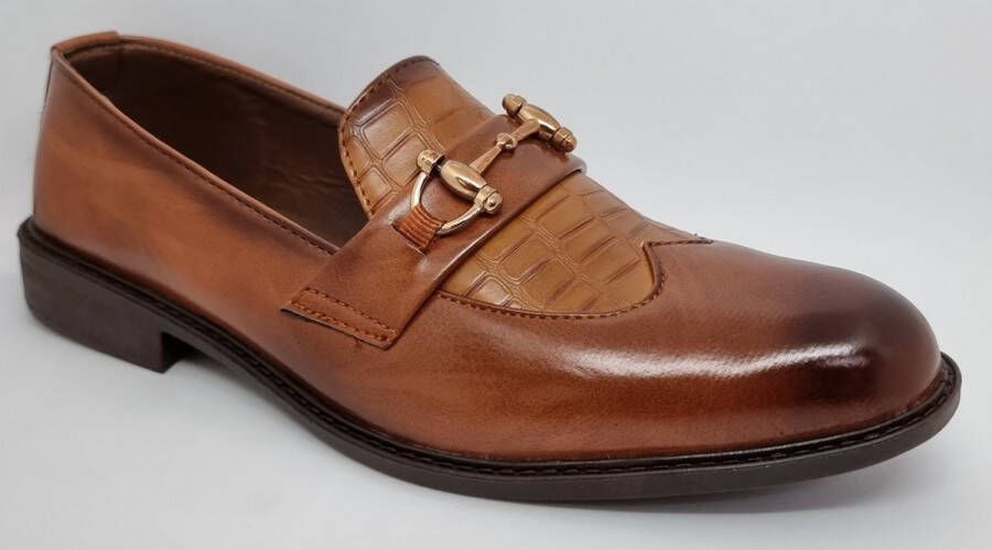 Hitman Schoenen DEJAVU Heren Instappers Heren Loafers Mustard