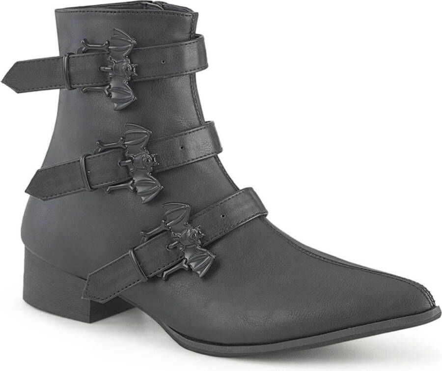 DemoniaCult WARLOCK-50-B Enkellaars 38 Shoes Zwart