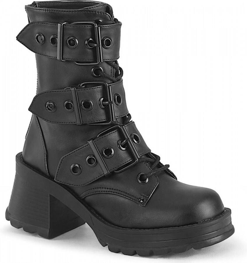 DemoniaCult BRATTY-118 Enkellaars 41 Shoes Zwart