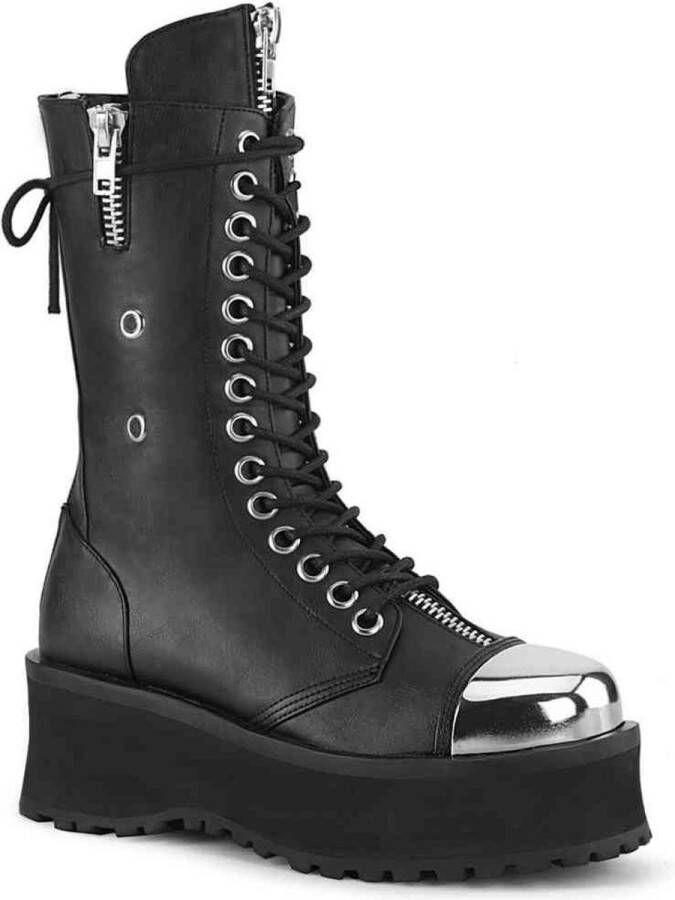 Demonia Laarzen 40 Shoes GRAVEDIGGER 14 Zwart