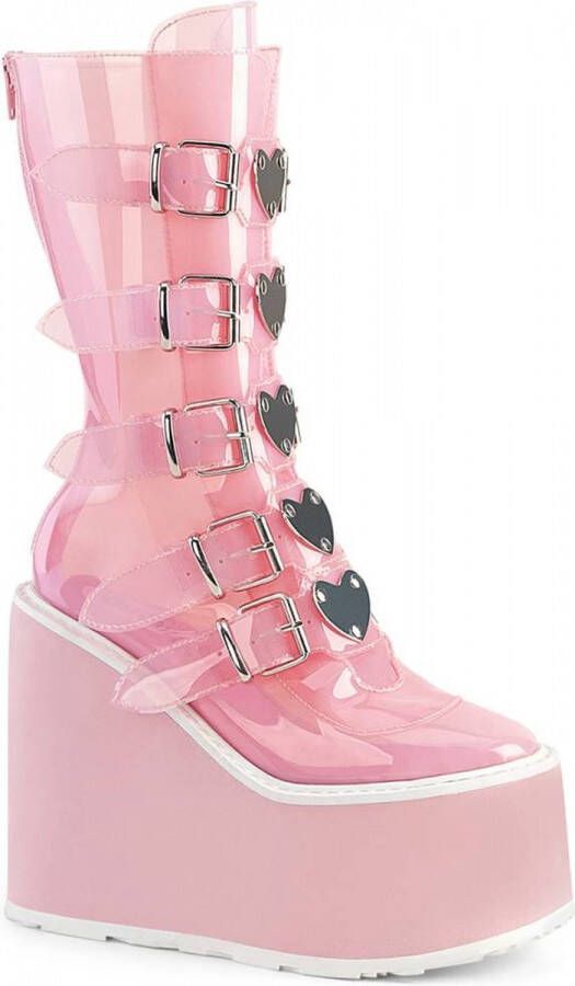 DemoniaCult SWING-230C Plateau Laarzen 38 Shoes Roze