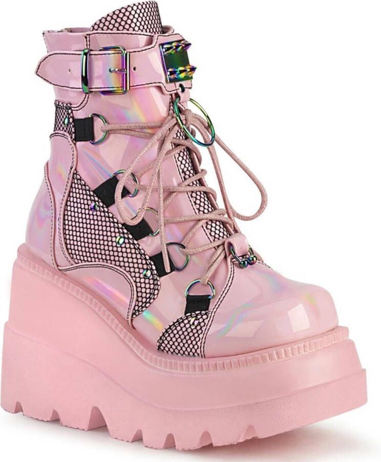 Demonia Plateau Laarzen 42 Shoes SHAKER 60 Roze