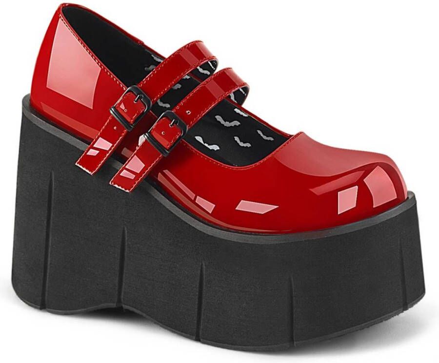 Demonia Plateau Sandaal 37 Shoes KERA 08 Rood