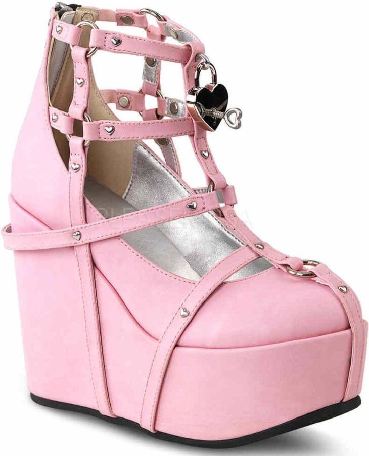 DemoniaCult POISON-25-2 Sleehakken 38 Shoes Roze - Foto 1