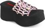 DemoniaCult FUNN-13 Plateau Sandaal 38 Shoes Roze - Thumbnail 5