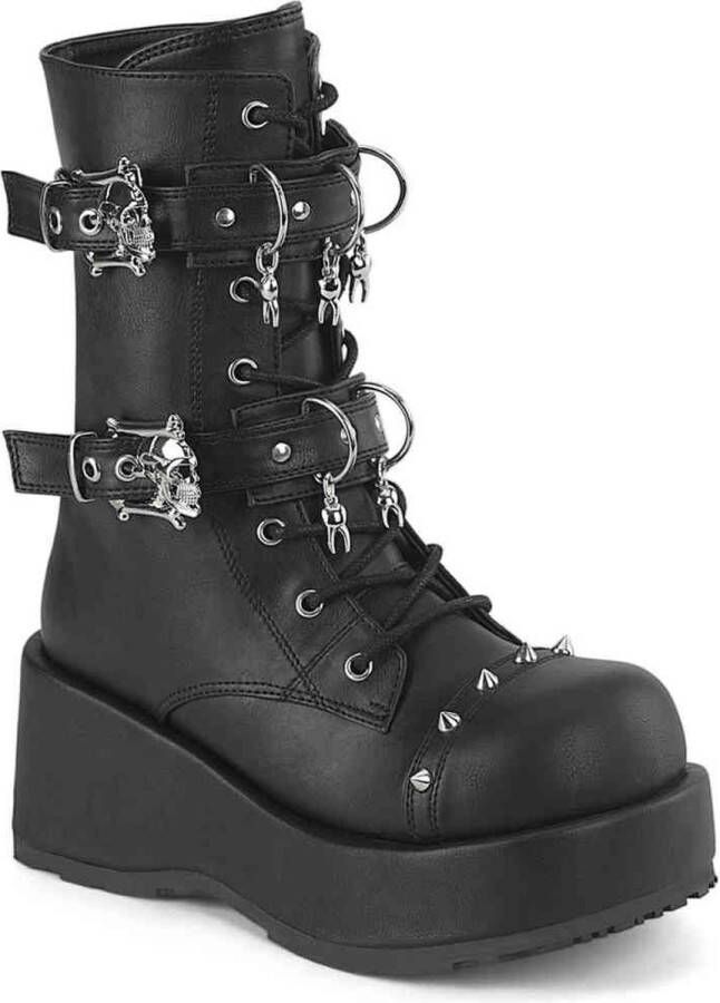 DemoniaCult CUBBY-54 Plateau Laarzen 36 Shoes Zwart