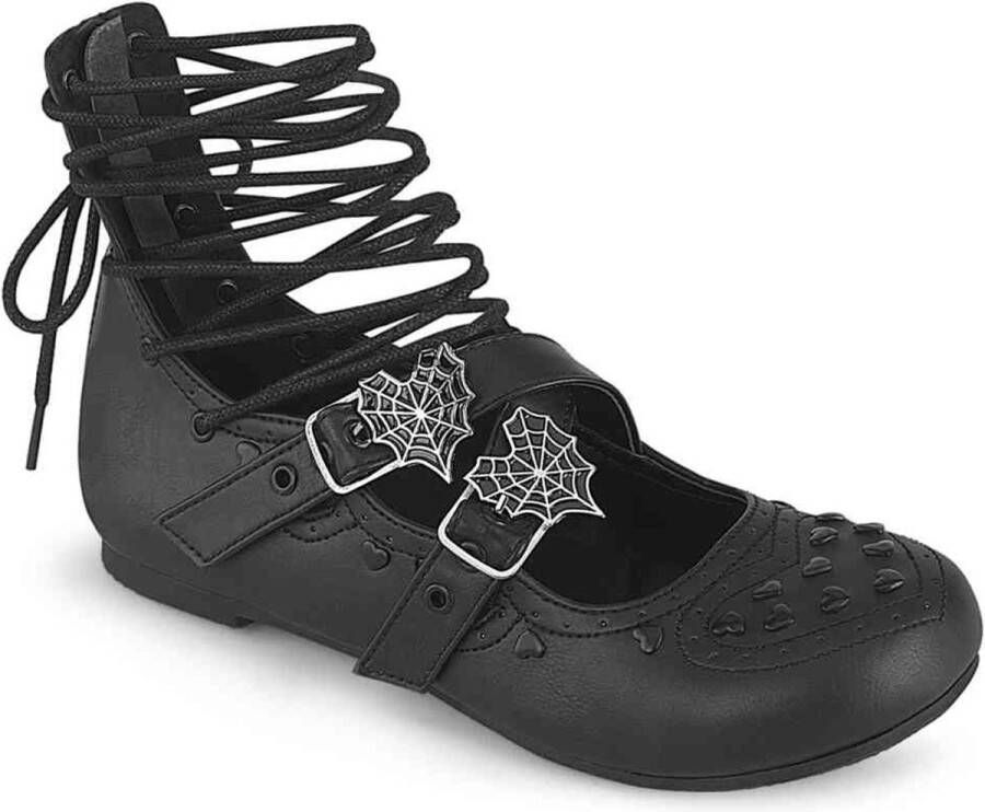 DemoniaCult DAISY-11 Ballerina 36 Shoes Zwart