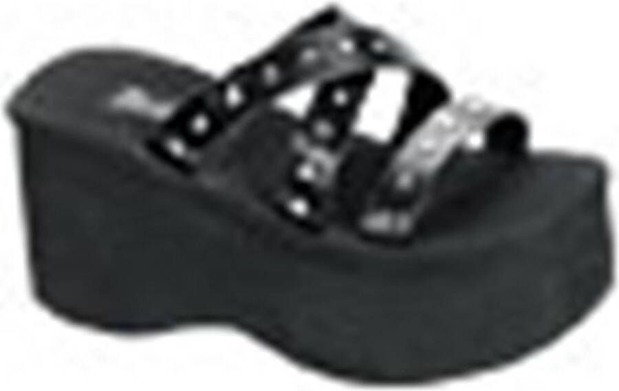 DemoniaCult FUNN-19 Slippers 37 Shoes Zwart - Foto 1