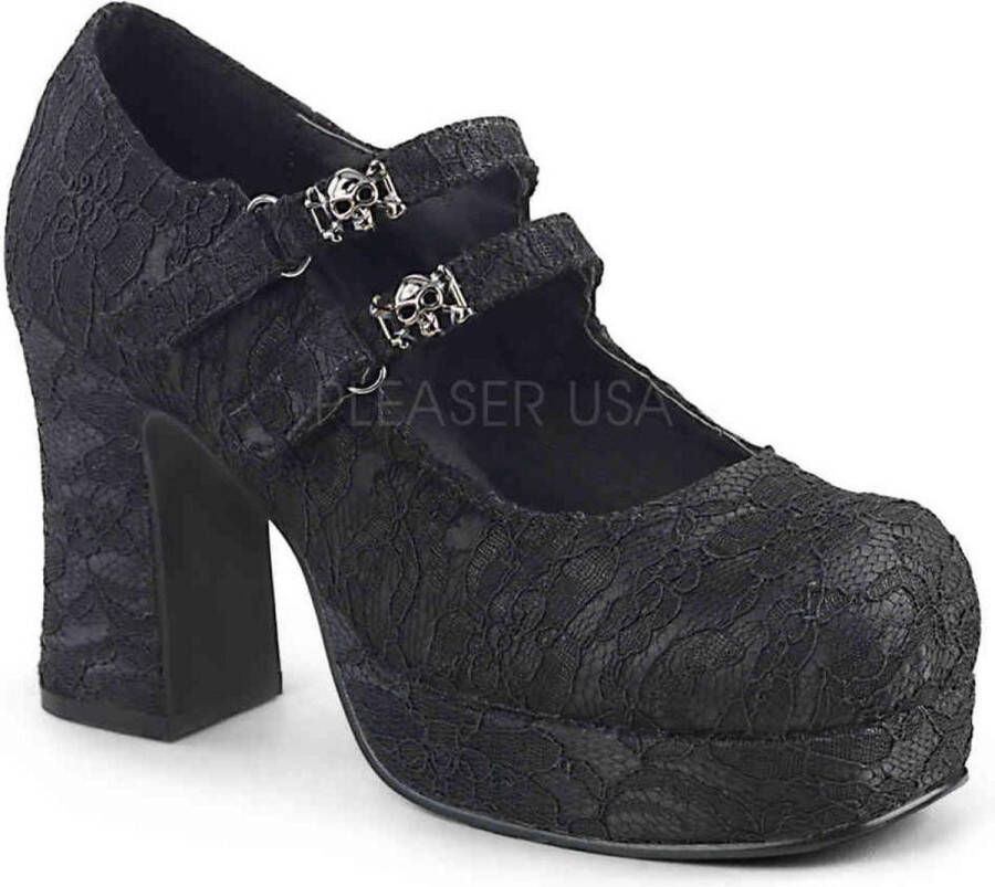 DemoniaCult GOTHIKA-09 Lage schoenen 39 Shoes Zwart