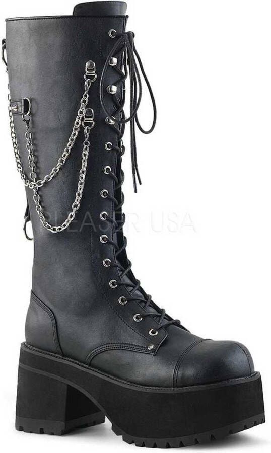 DemoniaCult RANGER-303 Plateau Laarzen 38 Shoes Zwart