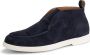 DEN BROECK DenBroeck Franklin St. Halfhoge instappers heren Suede leren schoenen Navy blauw leer - Thumbnail 1