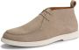 DEN BROECK DenBroeck Murray St. Halfhoge instappers heren Suede leren schoenen Desert boots Beige leer - Thumbnail 1