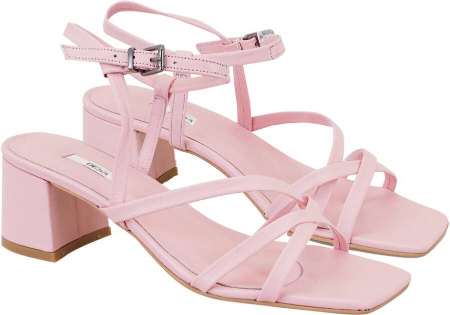 DESA Sandalen Leer Roze Vrouwen