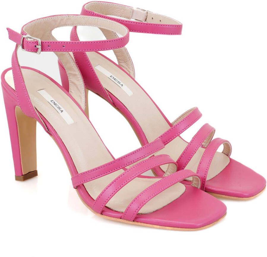 DESA Sandalen Leer Roze Vrouwen