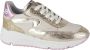 Develab 41044 Sneakers Leren Sneaker Meisjes Goud - Thumbnail 1