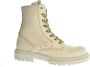 Bruin Tinten 41442 Veterboots Laarzen Met Veters Meisjes Beige - Thumbnail 2