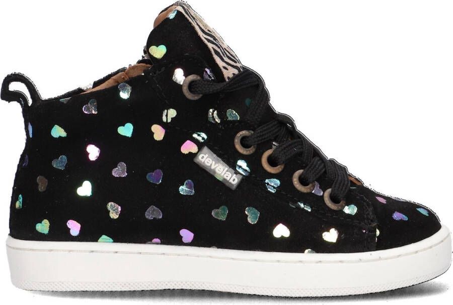 Develab 41856 Hoge sneakers Meisjes Zwart