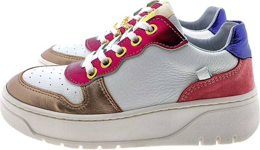 Develab 41882 Lage sneakers Leren Sneaker Meisjes Goud